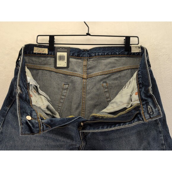Levis Premium Lot 568 Jeans Mens 34x32 Medium Wash Loose Fit Straight Denim NWT - Picture 7 of 13